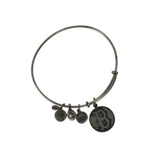Alex and Ani Boston Red Sox Charm Silver Tone Bangle Braclet Made in the USA MLB